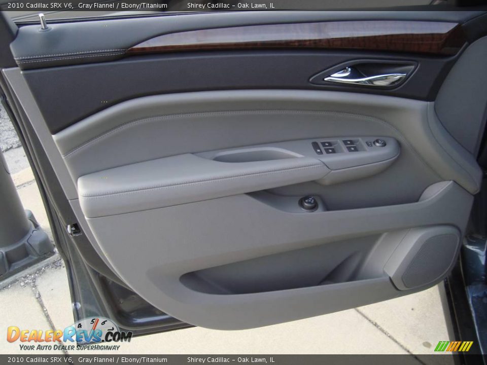 2010 Cadillac SRX V6 Gray Flannel / Ebony/Titanium Photo #14