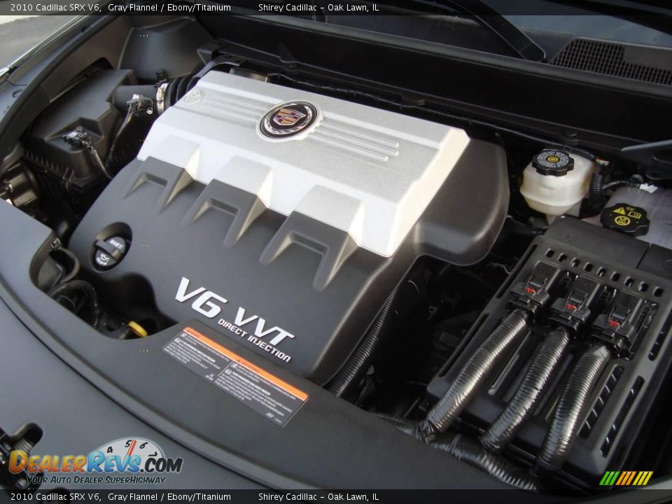 2010 Cadillac SRX V6 Gray Flannel / Ebony/Titanium Photo #17