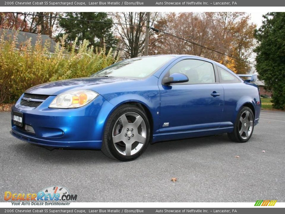 2006 Chevrolet Cobalt SS Supercharged Coupe Laser Blue Metallic / Ebony/Blue Photo #1