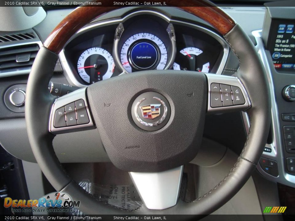 2010 Cadillac SRX V6 Gray Flannel / Ebony/Titanium Photo #19
