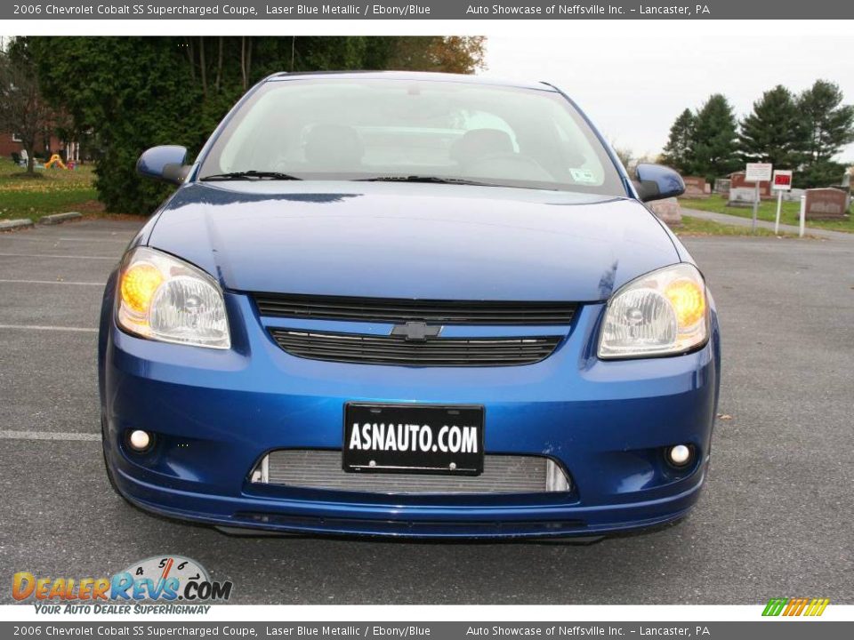 2006 Chevrolet Cobalt SS Supercharged Coupe Laser Blue Metallic / Ebony/Blue Photo #2