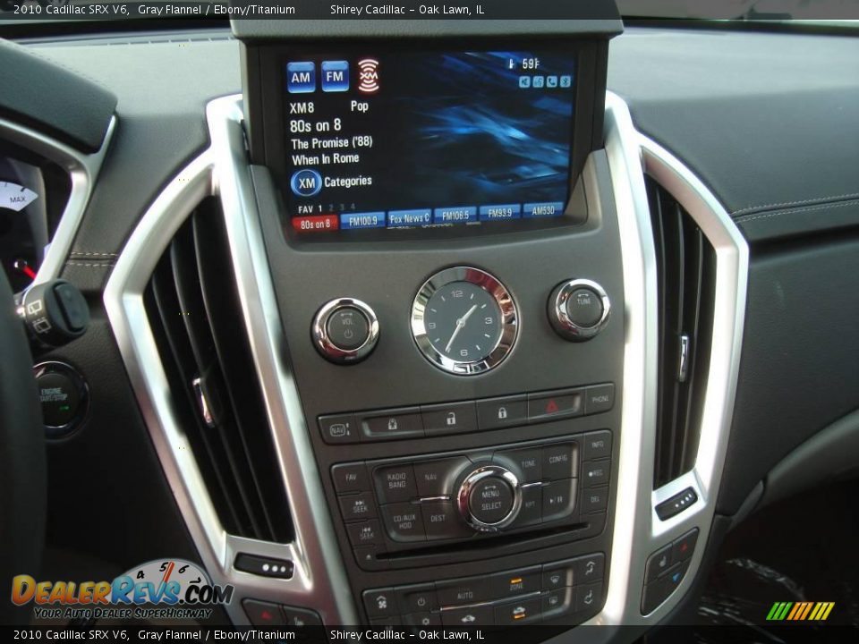 2010 Cadillac SRX V6 Gray Flannel / Ebony/Titanium Photo #20