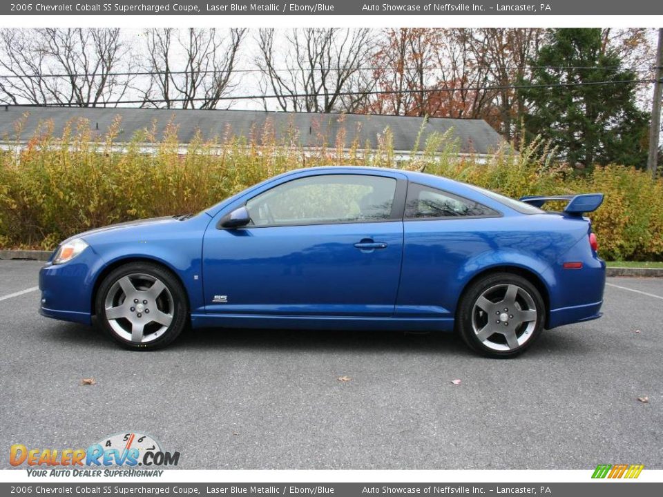 2006 Chevrolet Cobalt SS Supercharged Coupe Laser Blue Metallic / Ebony/Blue Photo #3