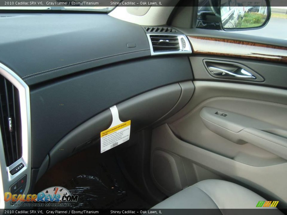2010 Cadillac SRX V6 Gray Flannel / Ebony/Titanium Photo #21