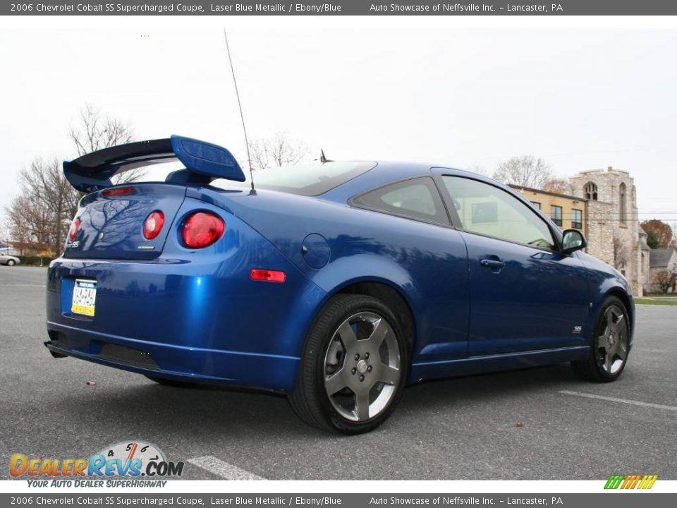 2006 Chevrolet Cobalt SS Supercharged Coupe Laser Blue Metallic / Ebony/Blue Photo #6