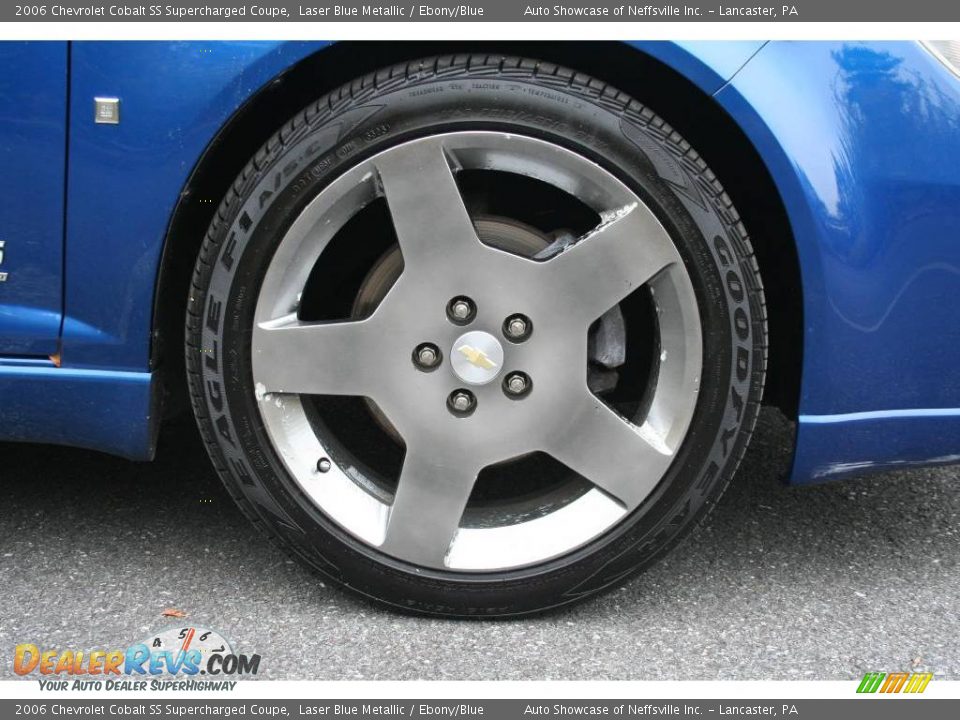 2006 Chevrolet Cobalt SS Supercharged Coupe Laser Blue Metallic / Ebony/Blue Photo #9