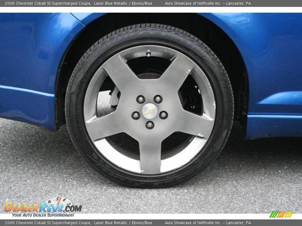 2006 Chevrolet Cobalt SS Supercharged Coupe Laser Blue Metallic / Ebony/Blue Photo #10