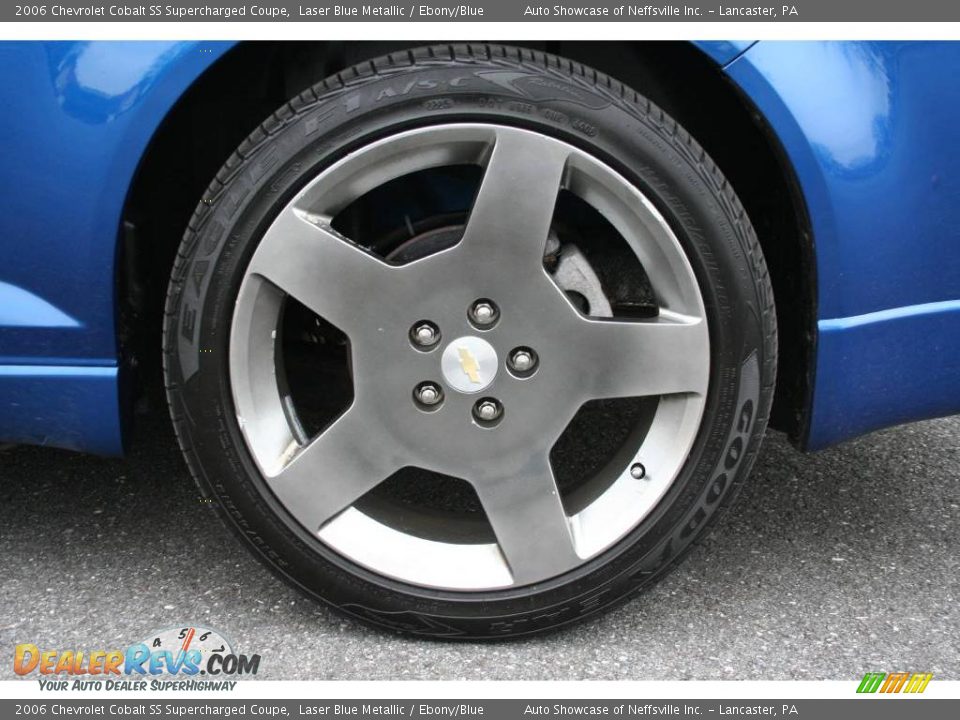 2006 Chevrolet Cobalt SS Supercharged Coupe Laser Blue Metallic / Ebony/Blue Photo #11