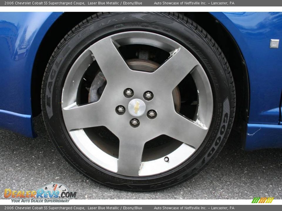 2006 Chevrolet Cobalt SS Supercharged Coupe Laser Blue Metallic / Ebony/Blue Photo #12