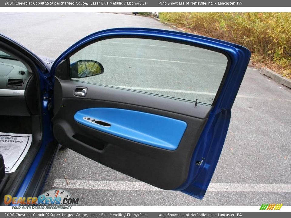 2006 Chevrolet Cobalt SS Supercharged Coupe Laser Blue Metallic / Ebony/Blue Photo #14