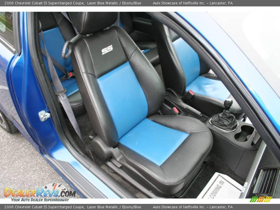 2006 Chevrolet Cobalt SS Supercharged Coupe Laser Blue Metallic / Ebony/Blue Photo #15