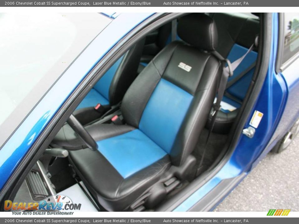 2006 Chevrolet Cobalt SS Supercharged Coupe Laser Blue Metallic / Ebony/Blue Photo #16