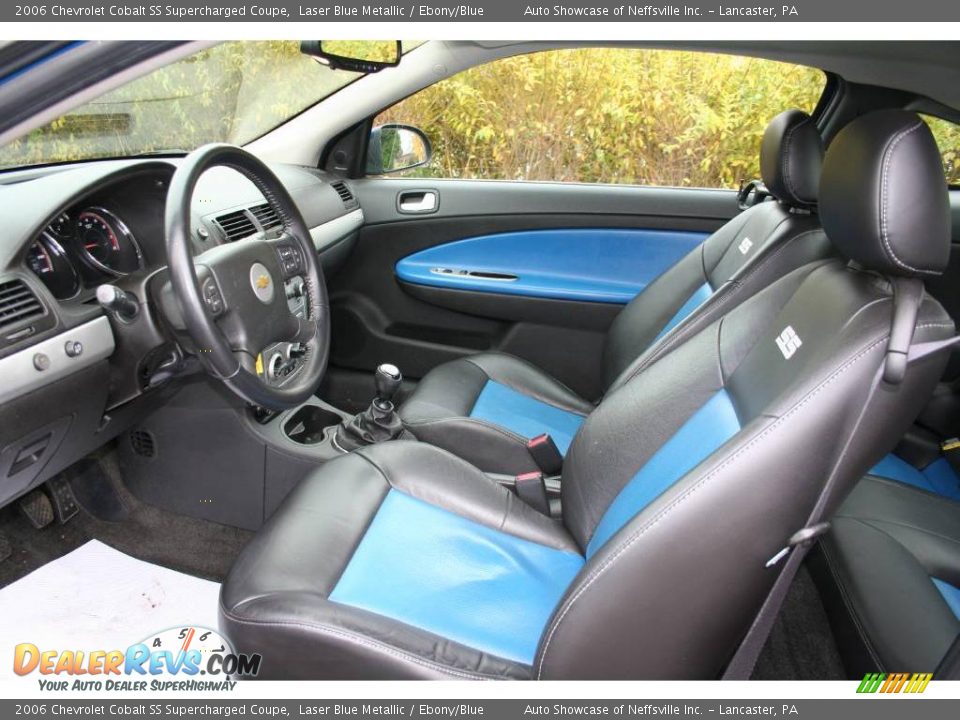 2006 Chevrolet Cobalt SS Supercharged Coupe Laser Blue Metallic / Ebony/Blue Photo #17