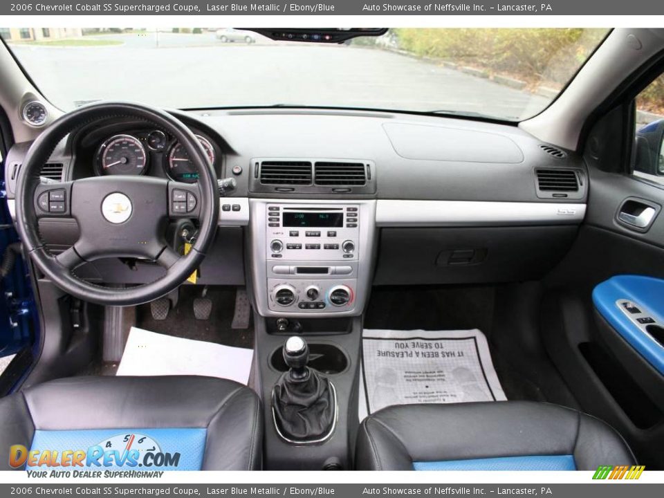 2006 Chevrolet Cobalt SS Supercharged Coupe Laser Blue Metallic / Ebony/Blue Photo #18