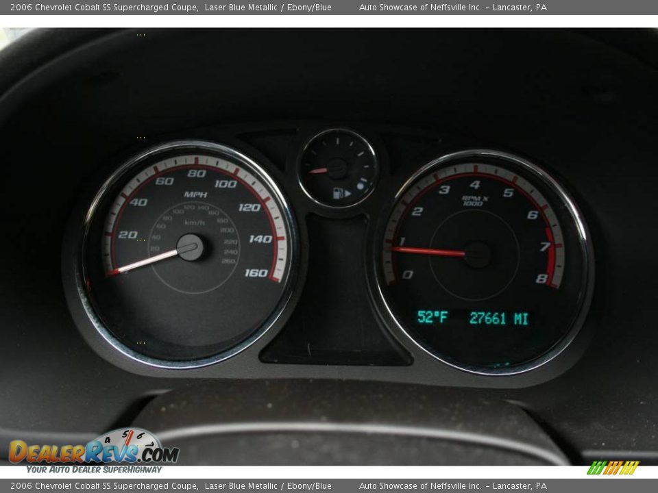 2006 Chevrolet Cobalt SS Supercharged Coupe Laser Blue Metallic / Ebony/Blue Photo #19