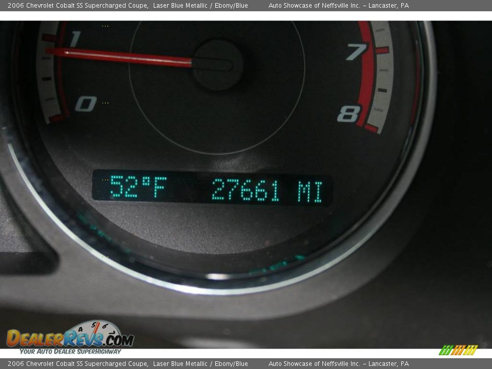 2006 Chevrolet Cobalt SS Supercharged Coupe Laser Blue Metallic / Ebony/Blue Photo #20