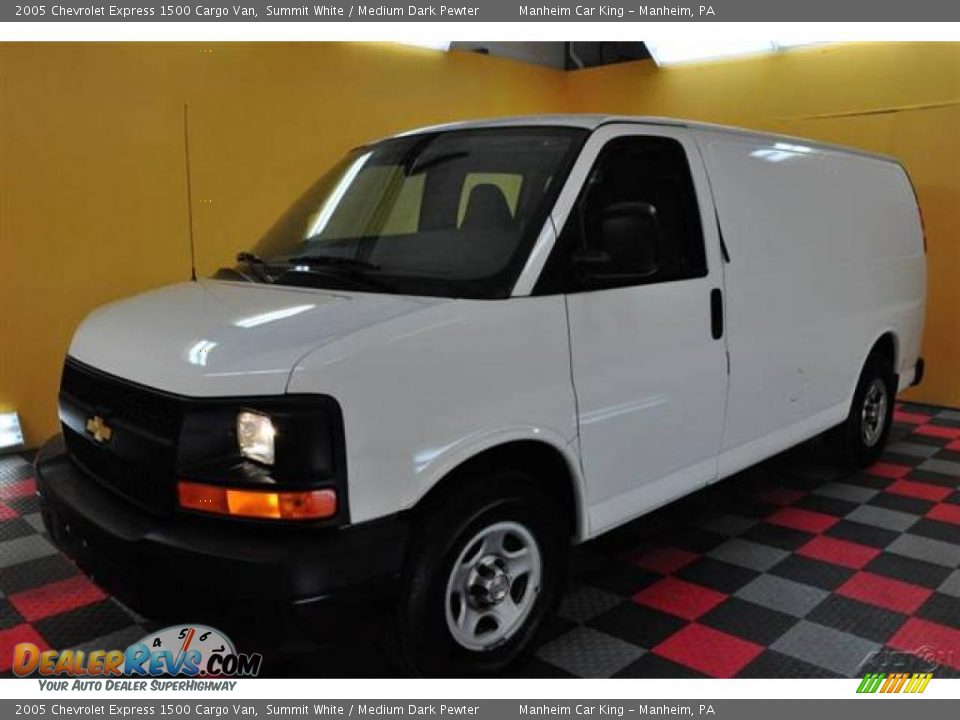 2005 Chevrolet Express 1500 Cargo Van Summit White / Medium Dark Pewter Photo #3