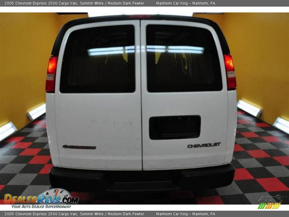 2005 Chevrolet Express 1500 Cargo Van Summit White / Medium Dark Pewter Photo #4