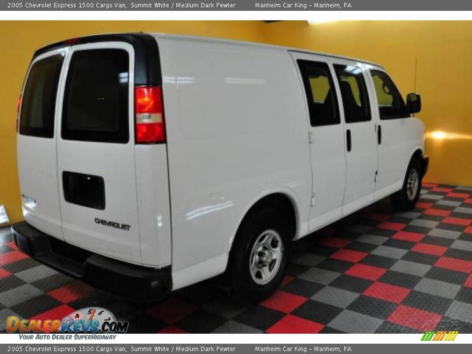 2005 Chevrolet Express 1500 Cargo Van Summit White / Medium Dark Pewter Photo #5