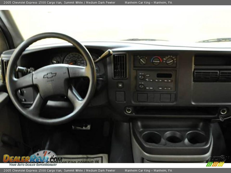 2005 Chevrolet Express 1500 Cargo Van Summit White / Medium Dark Pewter Photo #6