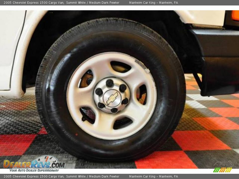 2005 Chevrolet Express 1500 Cargo Van Summit White / Medium Dark Pewter Photo #13