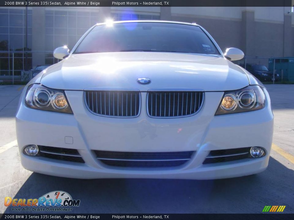 2008 BMW 3 Series 335i Sedan Alpine White / Beige Photo #9