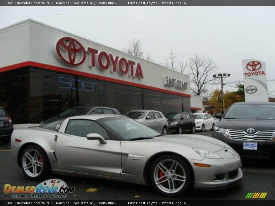 2006 Chevrolet Corvette Z06 Machine Silver Metallic / Ebony Black Photo #1