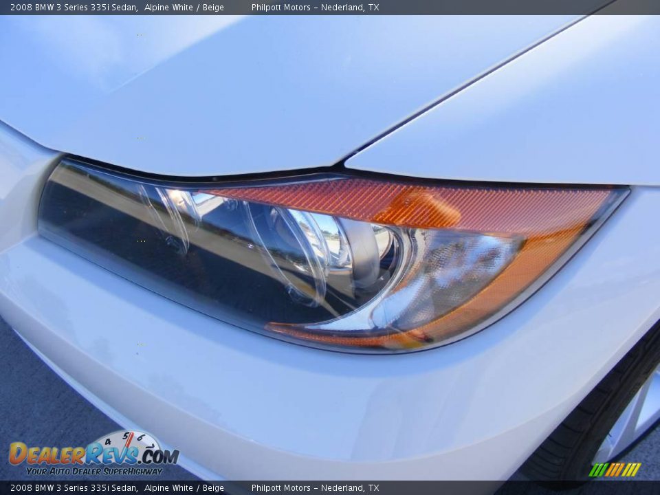 2008 BMW 3 Series 335i Sedan Alpine White / Beige Photo #10