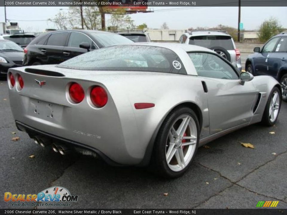 2006 Chevrolet Corvette Z06 Machine Silver Metallic / Ebony Black Photo #3