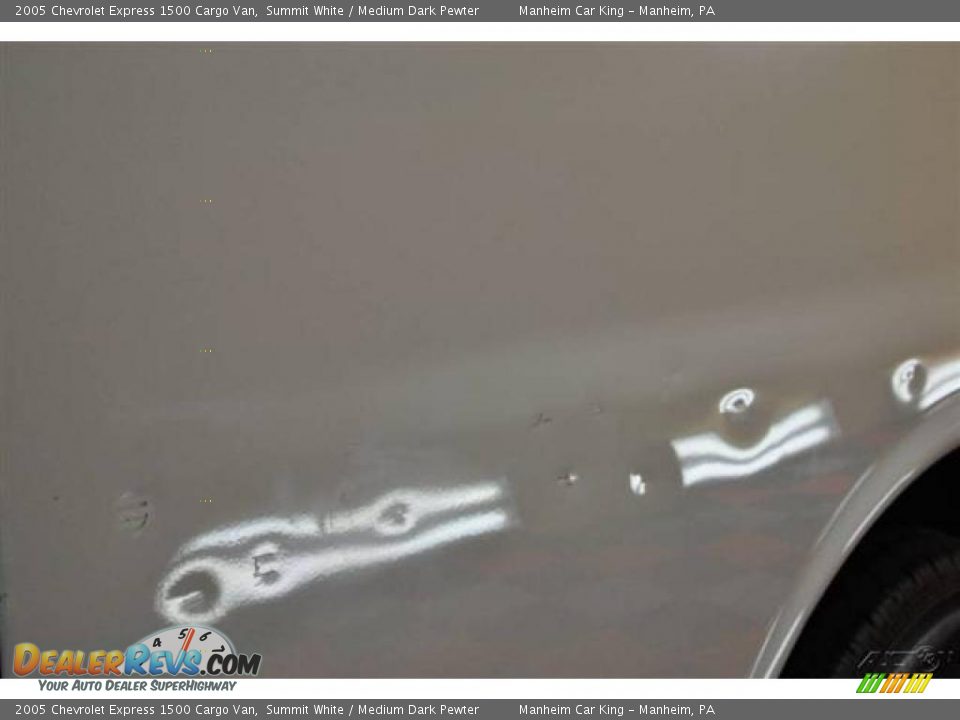 2005 Chevrolet Express 1500 Cargo Van Summit White / Medium Dark Pewter Photo #21