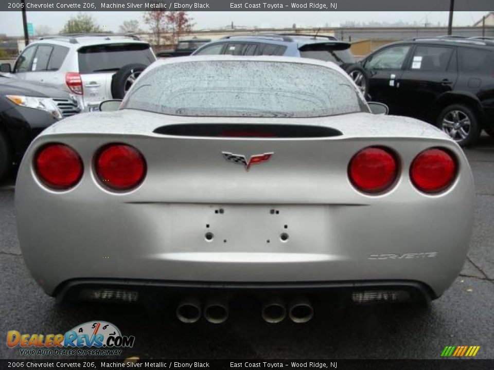 2006 Chevrolet Corvette Z06 Machine Silver Metallic / Ebony Black Photo #4