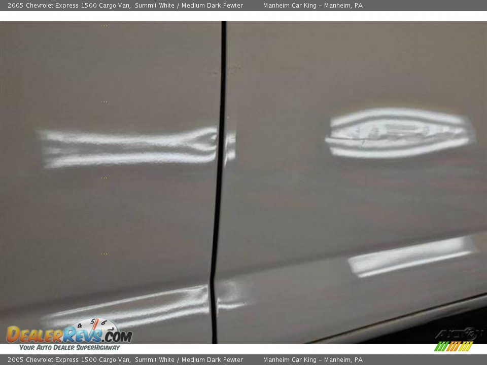 2005 Chevrolet Express 1500 Cargo Van Summit White / Medium Dark Pewter Photo #22