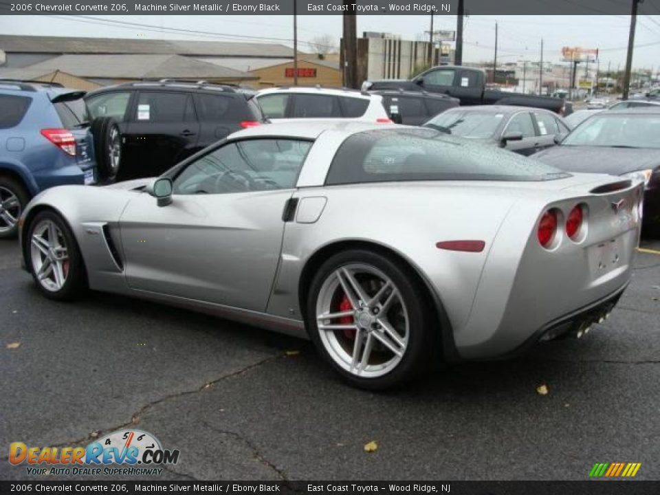 2006 Chevrolet Corvette Z06 Machine Silver Metallic / Ebony Black Photo #5