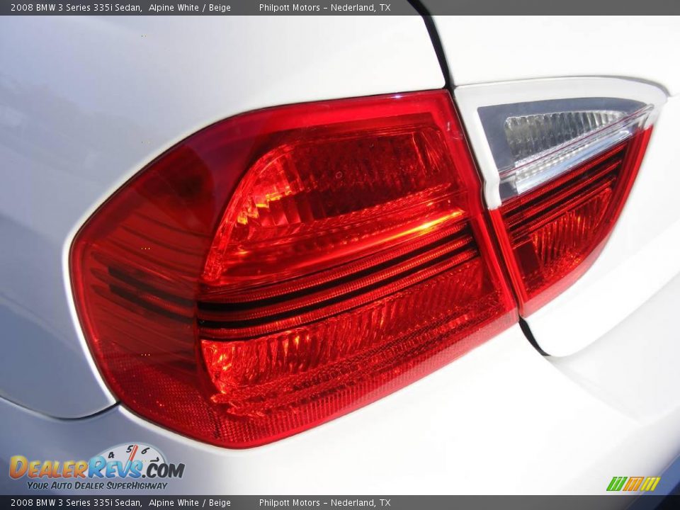 2008 BMW 3 Series 335i Sedan Alpine White / Beige Photo #19