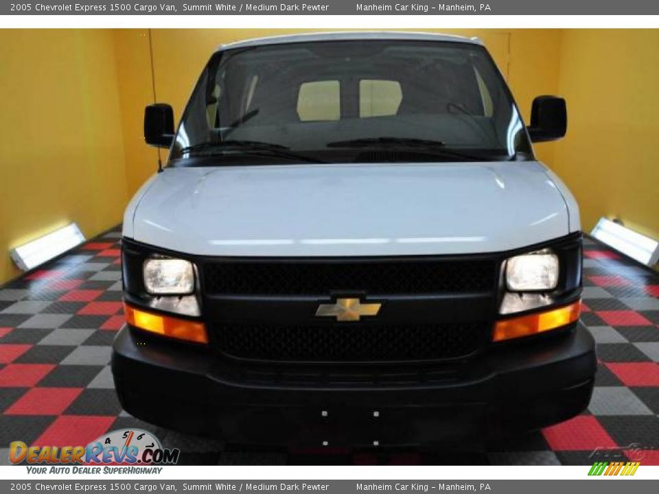 2005 Chevrolet Express 1500 Cargo Van Summit White / Medium Dark Pewter Photo #28