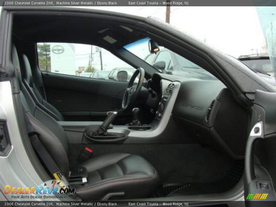 2006 Chevrolet Corvette Z06 Machine Silver Metallic / Ebony Black Photo #8