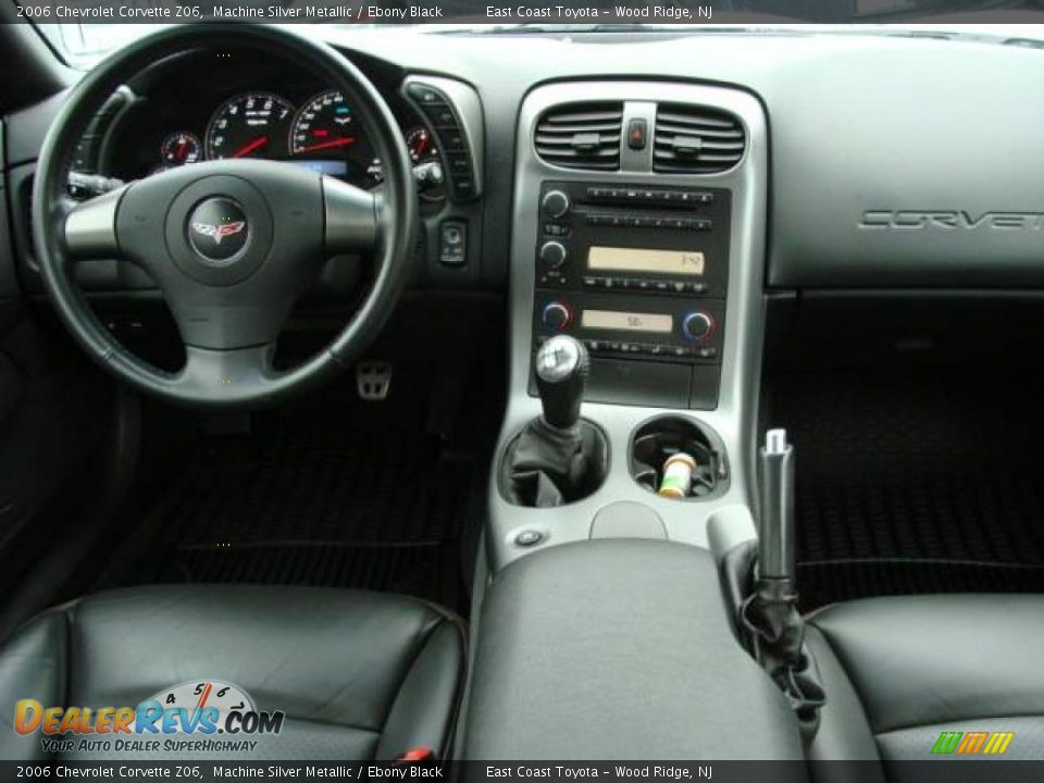 2006 Chevrolet Corvette Z06 Machine Silver Metallic / Ebony Black Photo #9