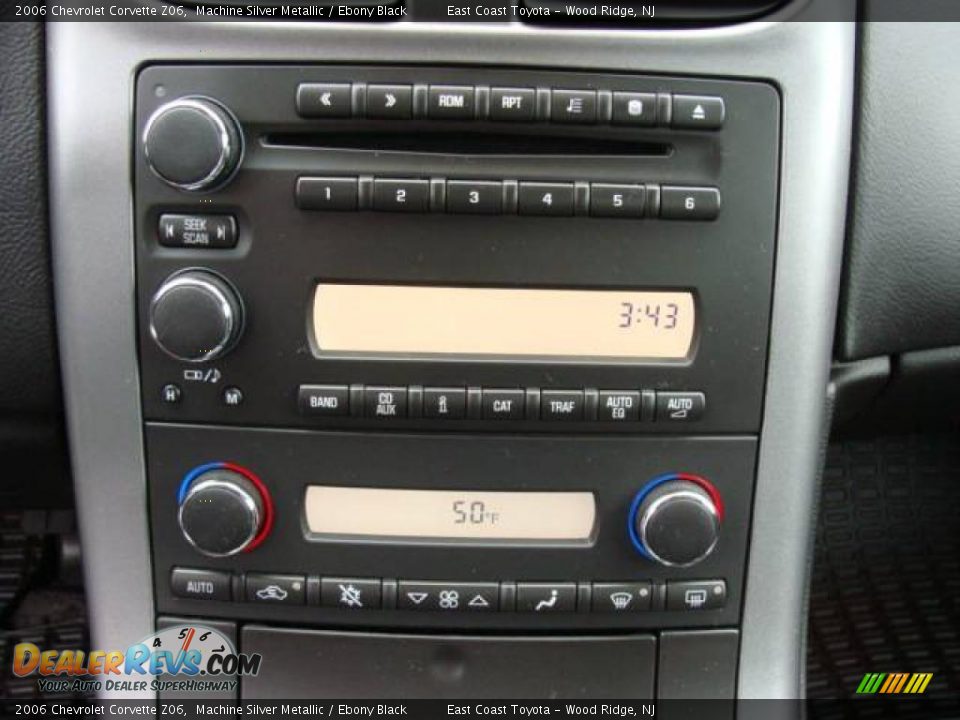 2006 Chevrolet Corvette Z06 Machine Silver Metallic / Ebony Black Photo #11