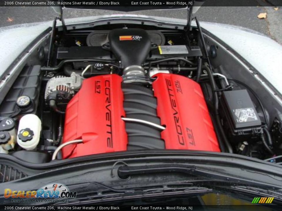 2006 Chevrolet Corvette Z06 Machine Silver Metallic / Ebony Black Photo #12