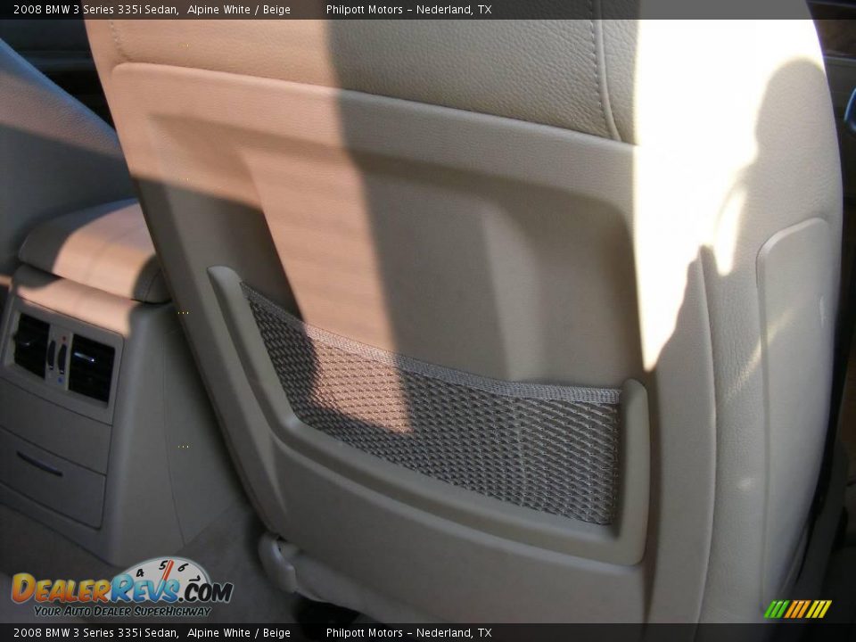 2008 BMW 3 Series 335i Sedan Alpine White / Beige Photo #28