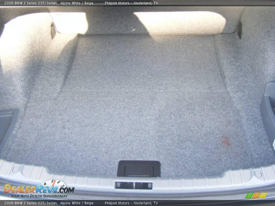 2008 BMW 3 Series 335i Sedan Alpine White / Beige Photo #30