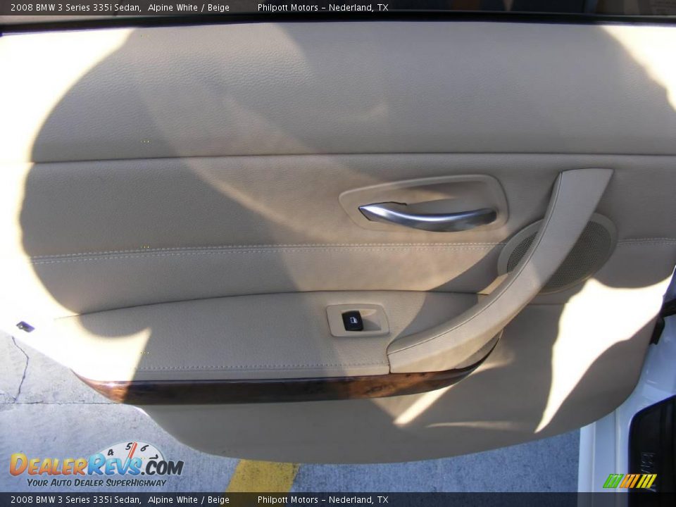 2008 BMW 3 Series 335i Sedan Alpine White / Beige Photo #31