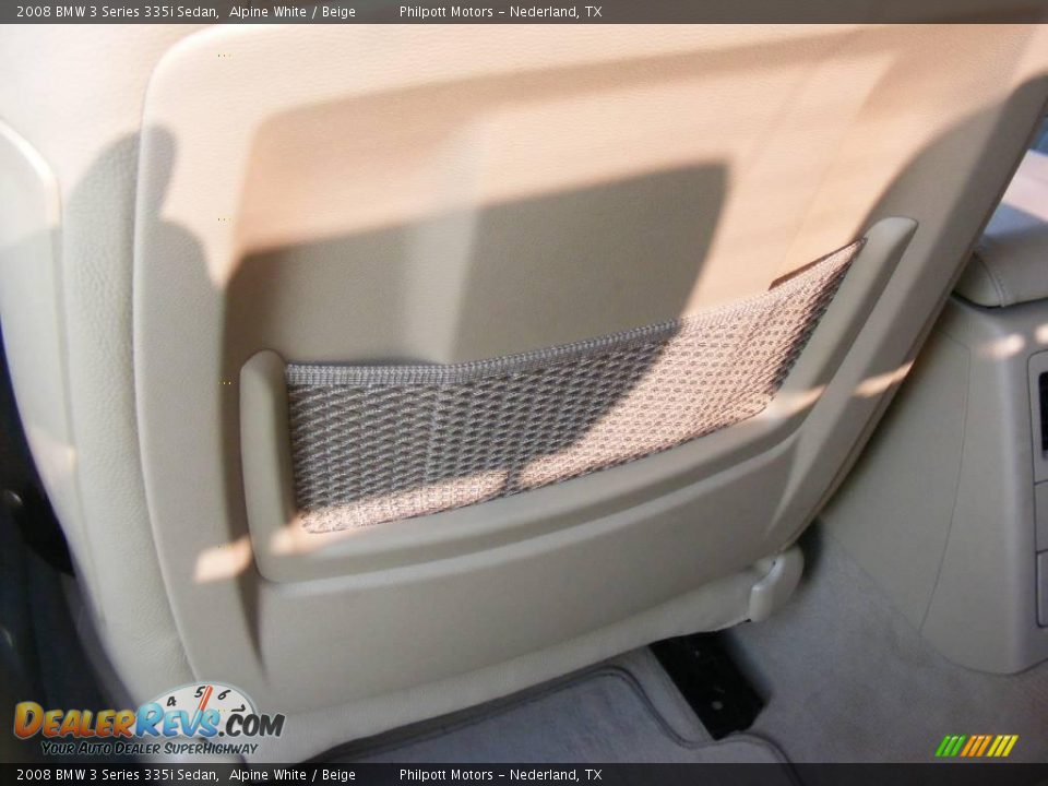 2008 BMW 3 Series 335i Sedan Alpine White / Beige Photo #32