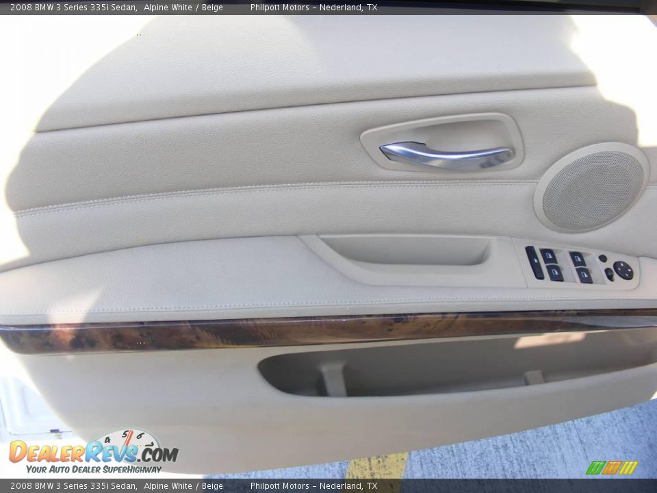 2008 BMW 3 Series 335i Sedan Alpine White / Beige Photo #34
