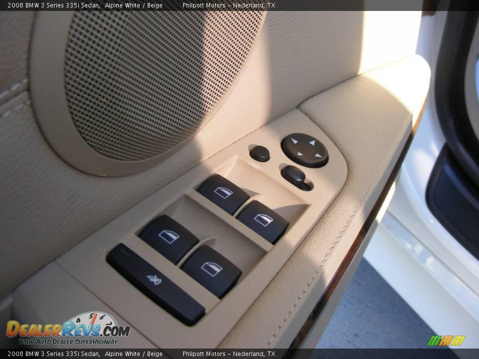 2008 BMW 3 Series 335i Sedan Alpine White / Beige Photo #35