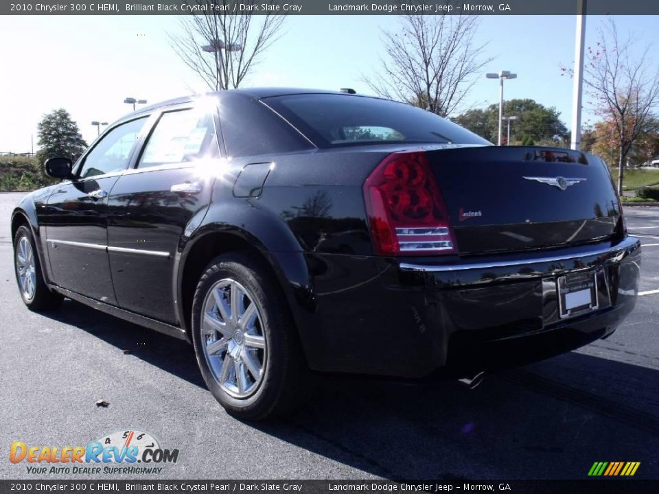 2010 Chrysler 300 C HEMI Brilliant Black Crystal Pearl / Dark Slate Gray Photo #2