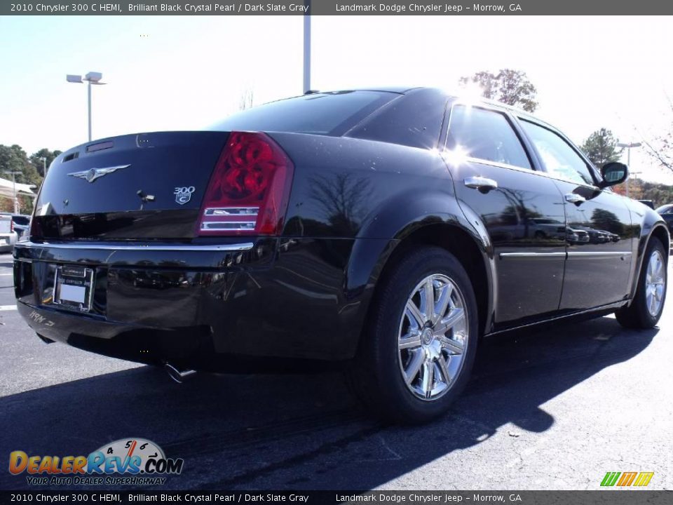 2010 Chrysler 300 C HEMI Brilliant Black Crystal Pearl / Dark Slate Gray Photo #3