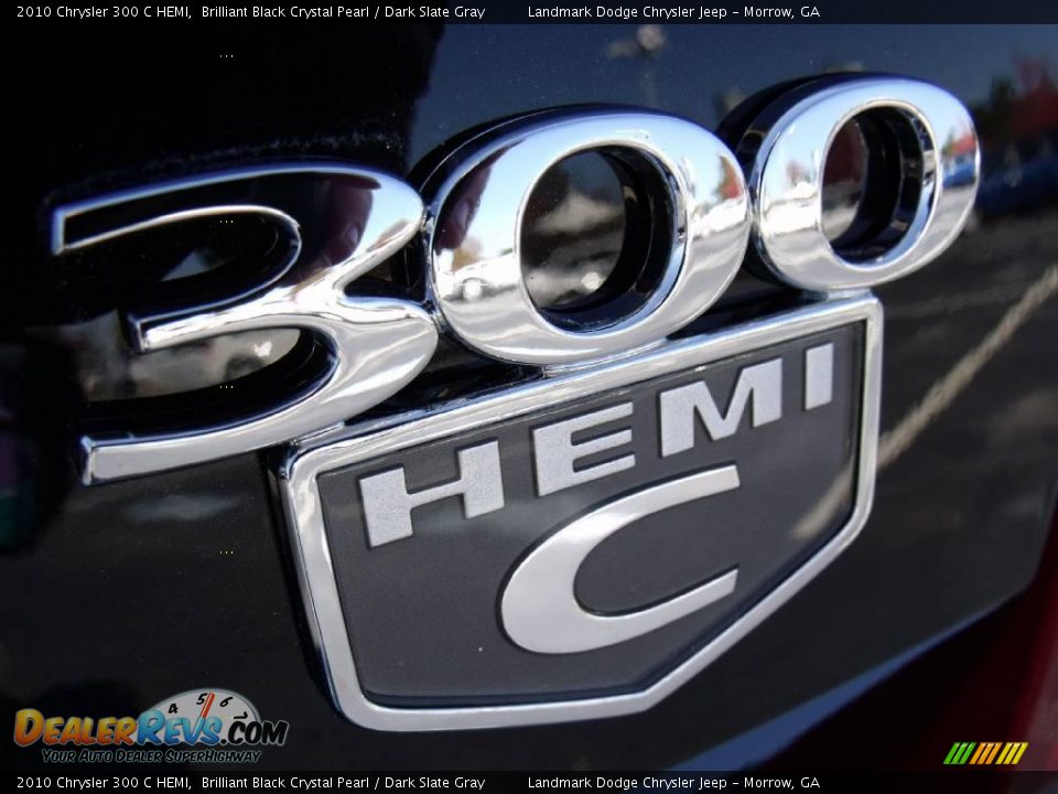 2010 Chrysler 300 C HEMI Brilliant Black Crystal Pearl / Dark Slate Gray Photo #6