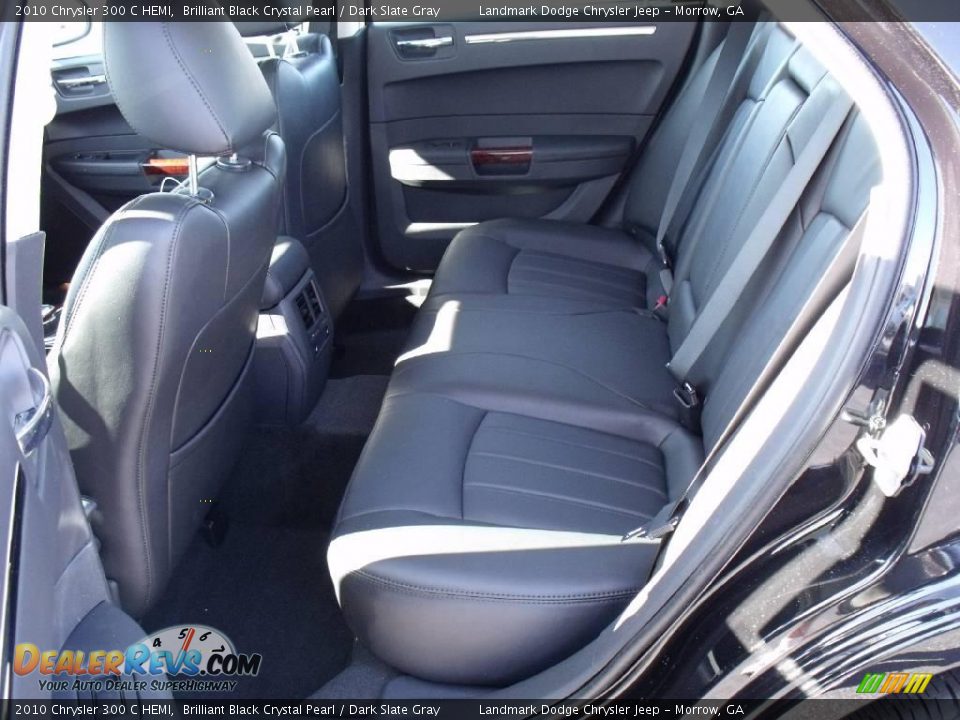 2010 Chrysler 300 C HEMI Brilliant Black Crystal Pearl / Dark Slate Gray Photo #8