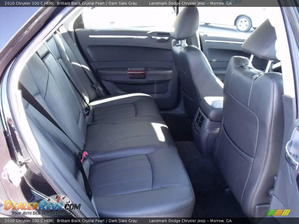 2010 Chrysler 300 C HEMI Brilliant Black Crystal Pearl / Dark Slate Gray Photo #9